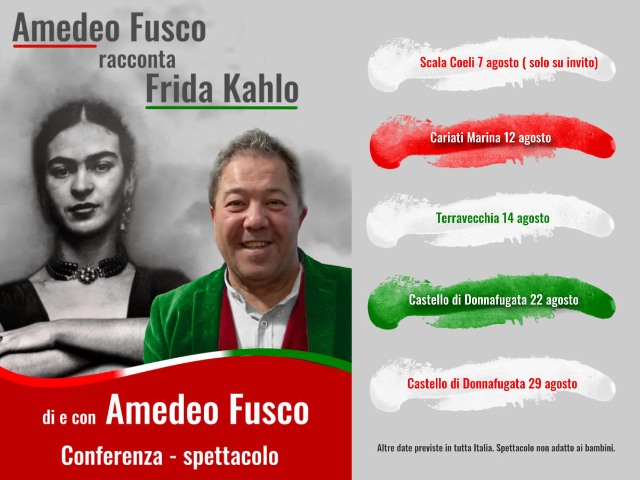Amedeo Fusco racconta Frida Kahlo - 22 e 29  agosto