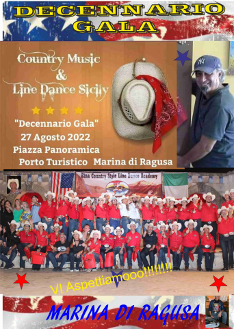Country Music & Line Dance Siciliy - Decennario Gala 