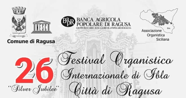 26° Festival Organistico Internazionale di Ibla - Ragusa