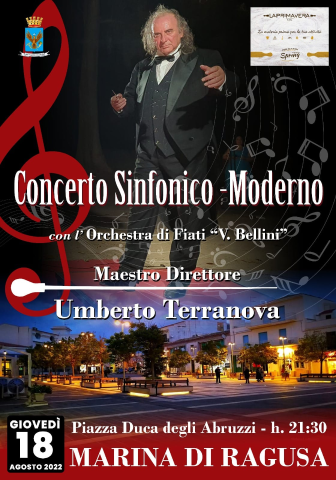 Concerto Sinfonico Moderno - 18 agosto - Marina di Ragusa