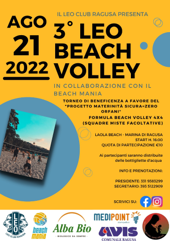 3° Leo Beach Volley - Torneo di beneficenza
