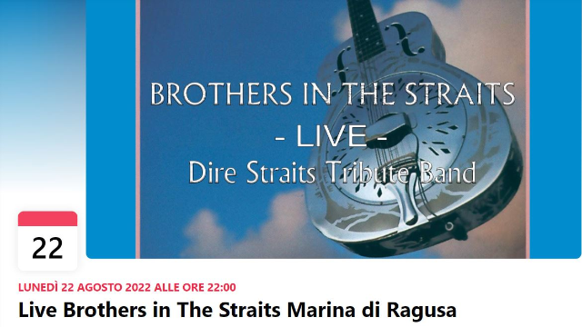Brothers in the straits - 22 agosto - Marina di Ragusa