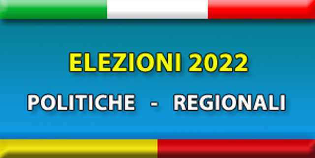 Elezioni Politiche-Regionali del 25 settembre 2022