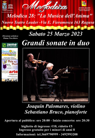  Melodica 28: "Grandi sonate in duo" 