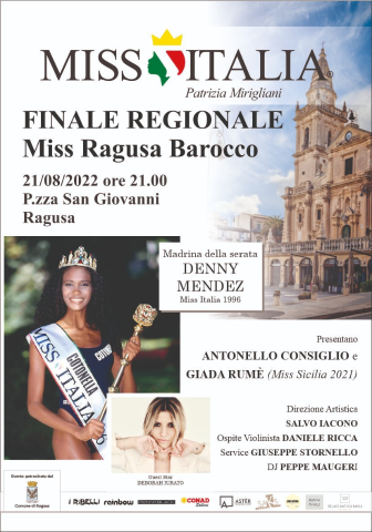 Finale regionale Miss Italia, Miss Ragusa Barocco Piazza S.Giovanni