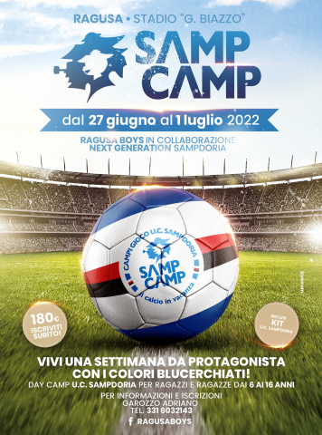 SAMP CAMP dal 26 giugno al 1 luglio -  Campo Enal G. Biazzo
