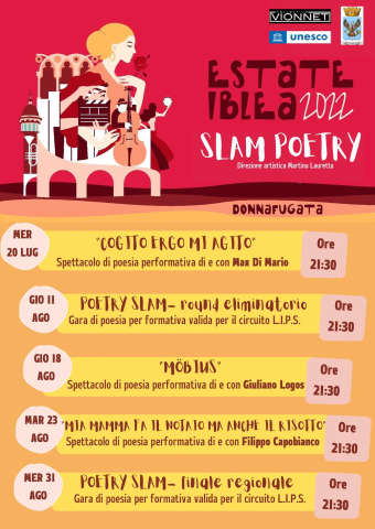 Poetry Slam - 23 e 31 agosto - Castello Donnafugata