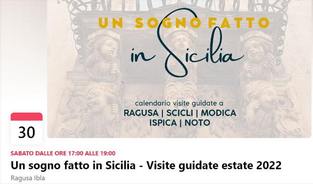 Un sogno fatto in Sicilia : visita guidata a Ragusa Ibla